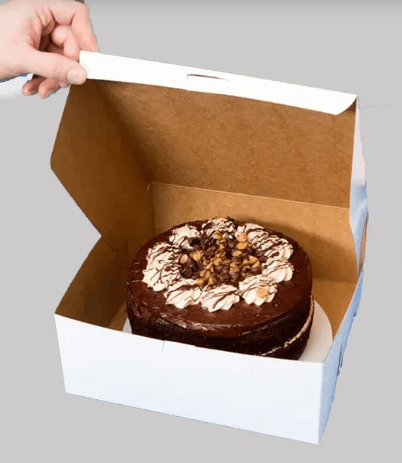 PACK OF 100 - 10'' X 10'' X 4'' WHITE BOX