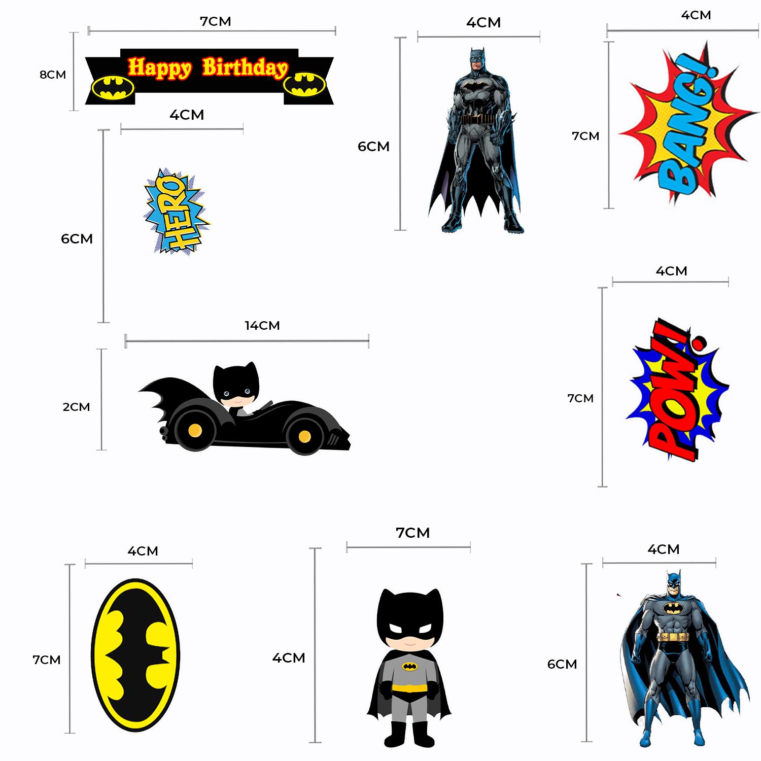 CARDSTOCK PAPER TOPPER A4 BATMAN