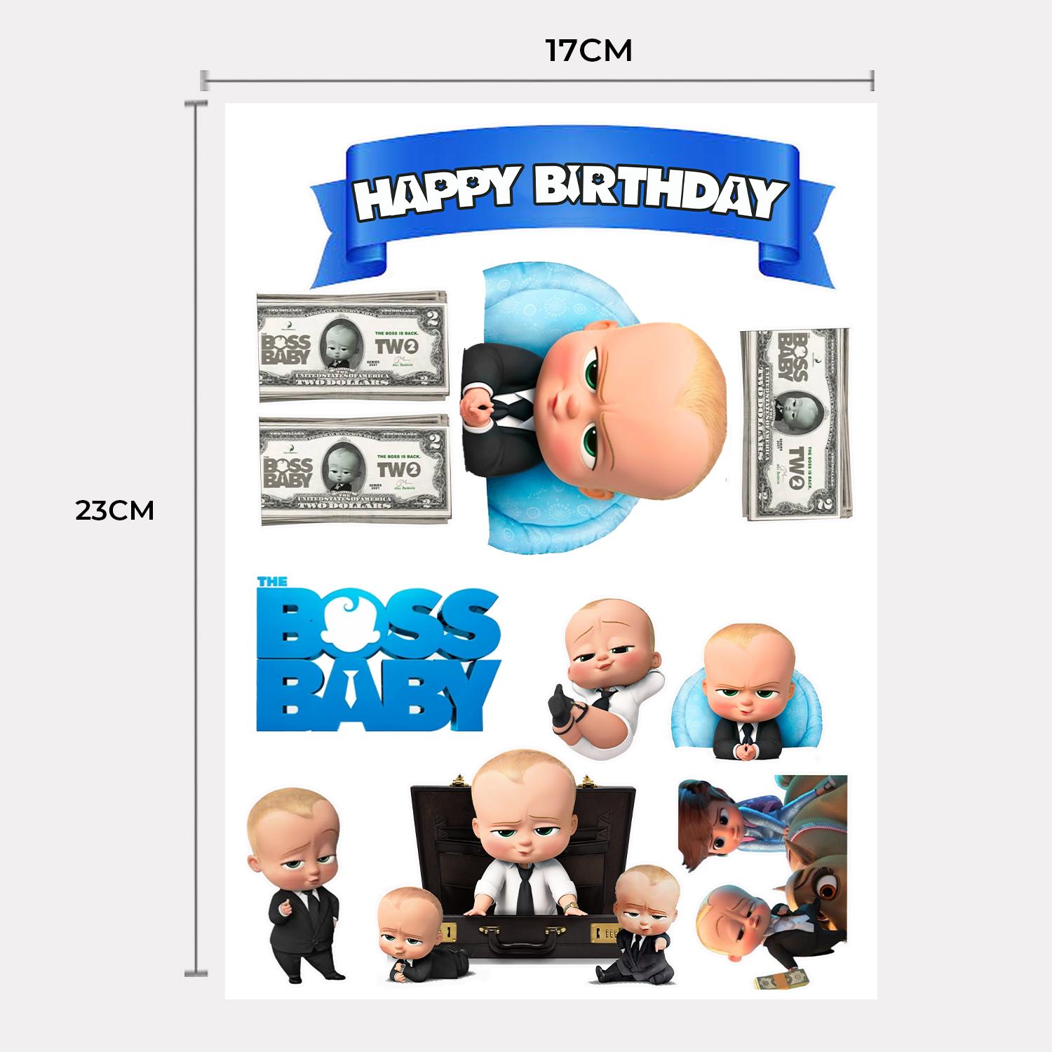 CARDSTOCK PAPER TOPPER A4 BOSS BABY
