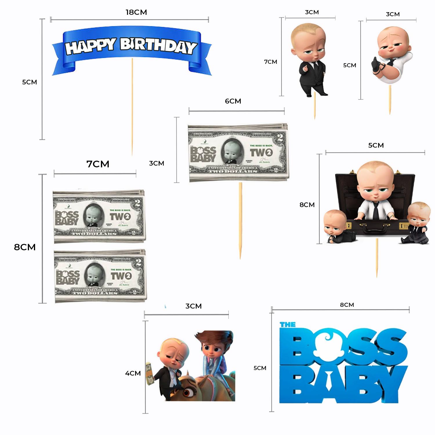CARDSTOCK PAPER TOPPER A4 BOSS BABY