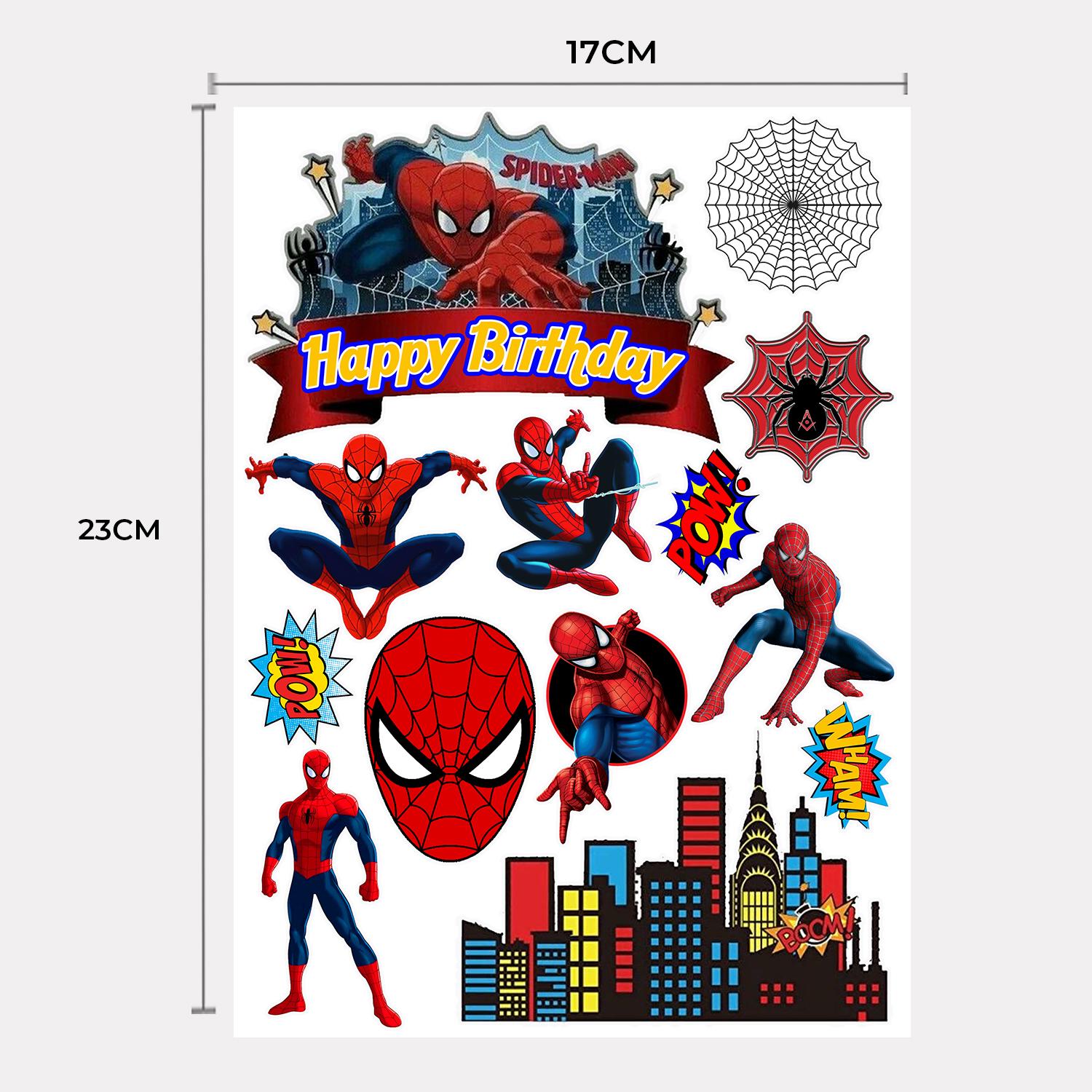 CARDSTOCK PAPER TOPPER A4 SPIDERMAN