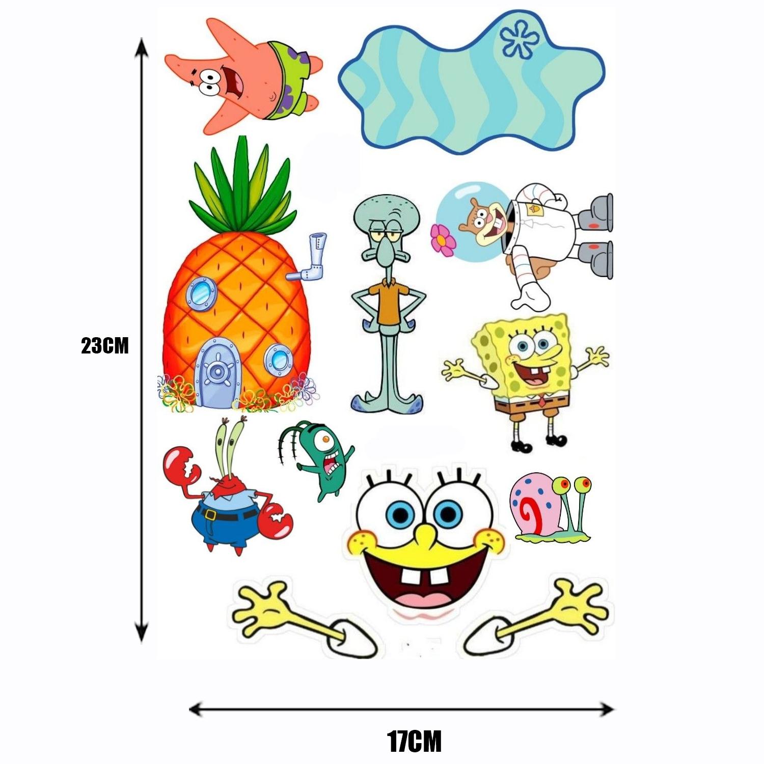 CARDSTOCK PAPER TOPPER A4 SPONGEBOB