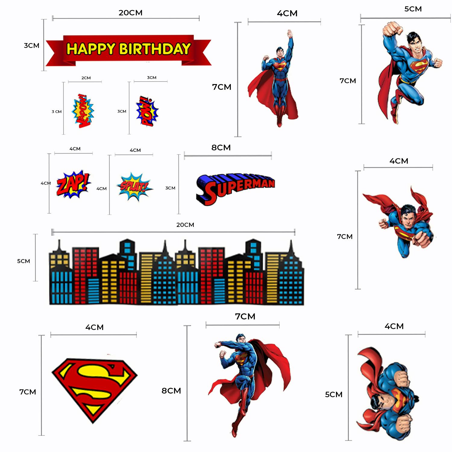 CARDSTOCK PAPER TOPPER A4 SUPERMAN