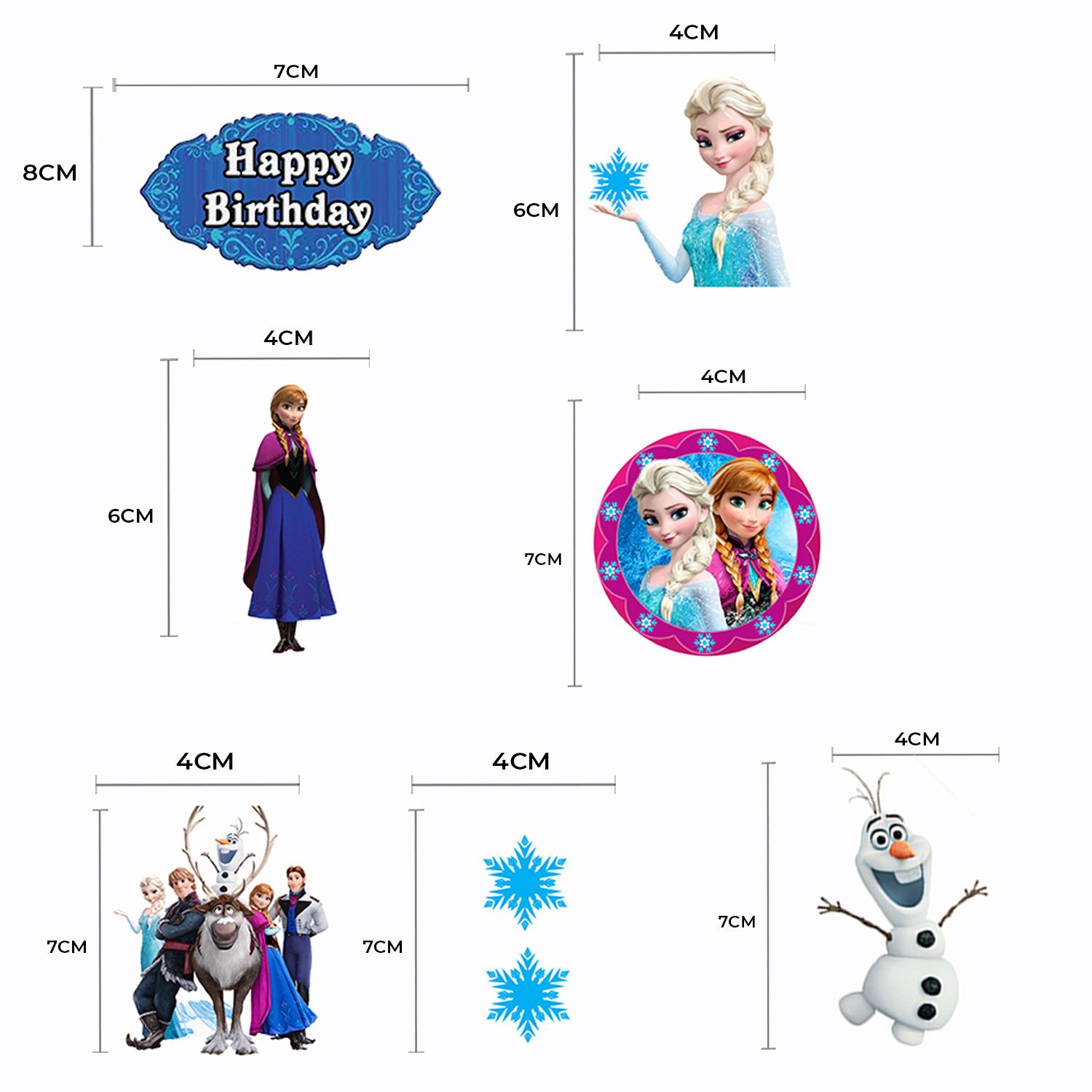 CARDSTOCK PAPER TOPPER A5 FROZEN