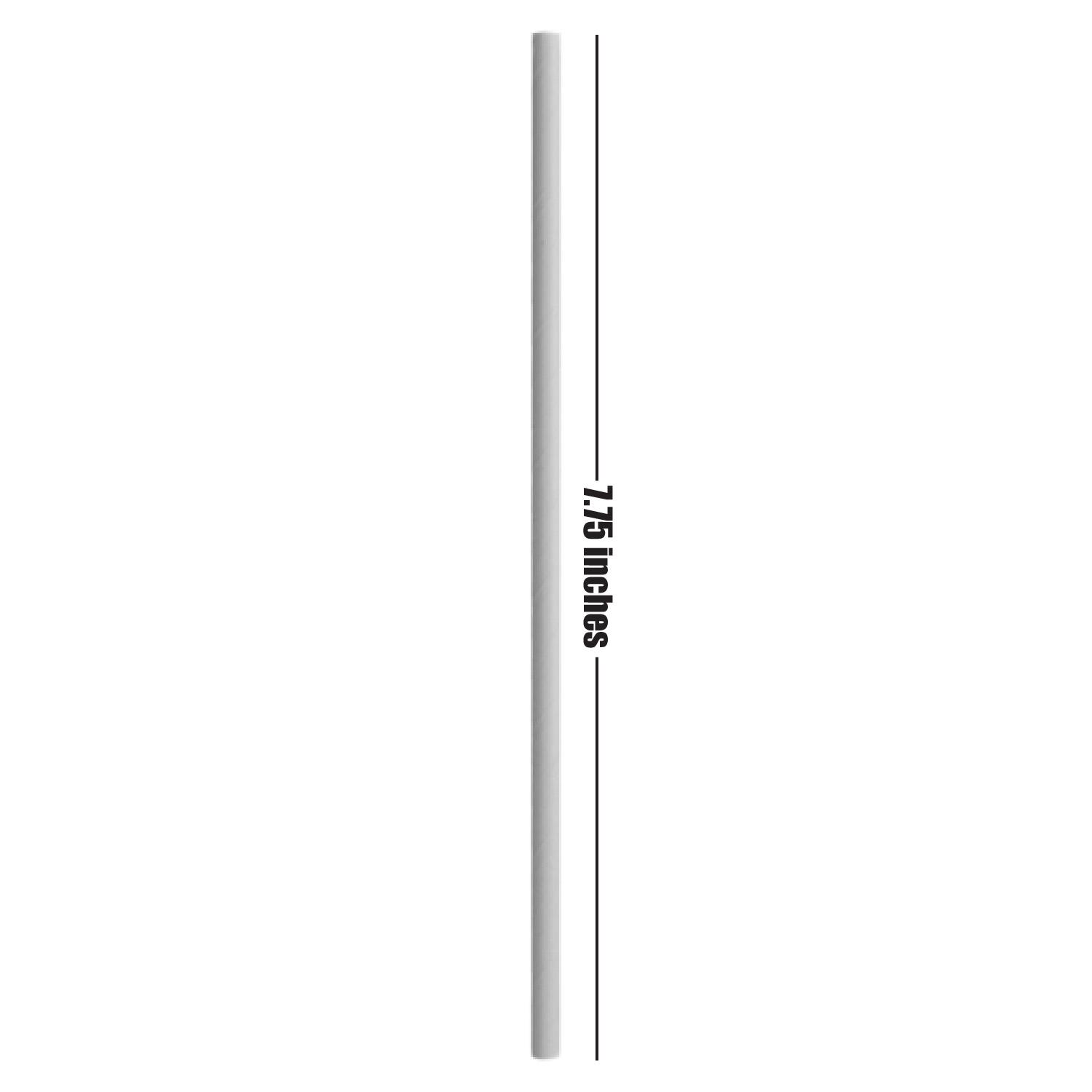 WHITE PAPER STRAWS 100PCS